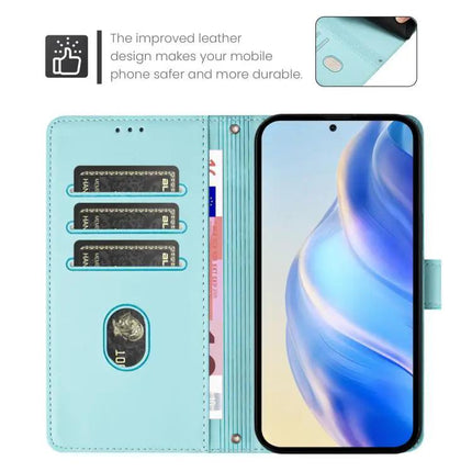 Smile Embossing Leather Phone Case With Card Holder For Everyday Carry On The Go