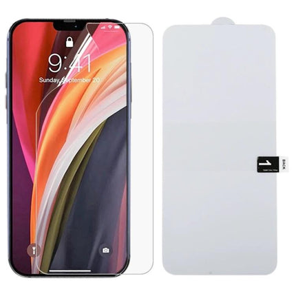 Hydrogel Screen Protector for iPhone and Samsung, Everyday Screen Protection Against Scratches And Minor Drops clear film on phone display