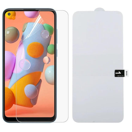 Hydrogel Screen Protector for iPhone and Samsung, Everyday Screen Protection Against Scratches And Minor Drops - clear full-screen film on phone display