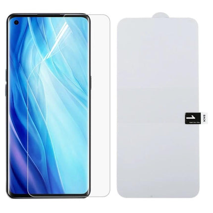 Explosion-Proof Hydrogel Screen Protector For Huawei Devices clear tempered glass shield showing protector and installation film