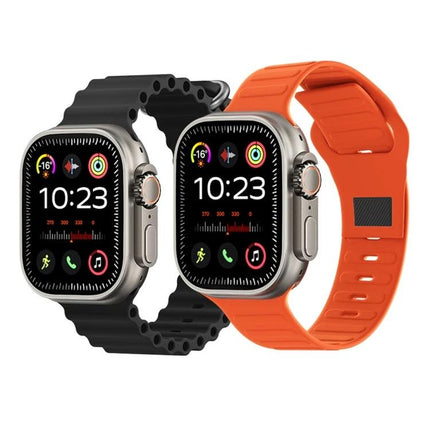 WK Smart Watch for Everyday Health and Activity Tracking - dual color sport bands, heart rate, steps, sleep tracking display