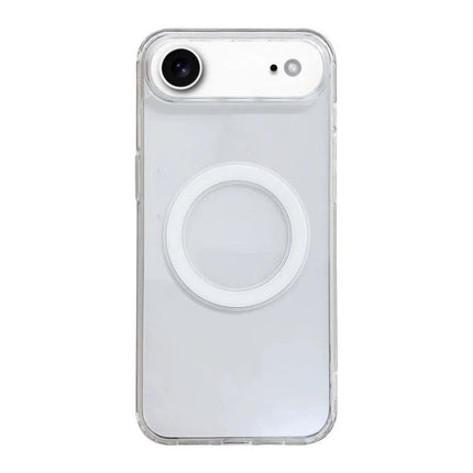 Clear TPU Phone Case For Everyday Device Protection - transparent slim MagSafe-compatible TPU case showing camera cutout and ring