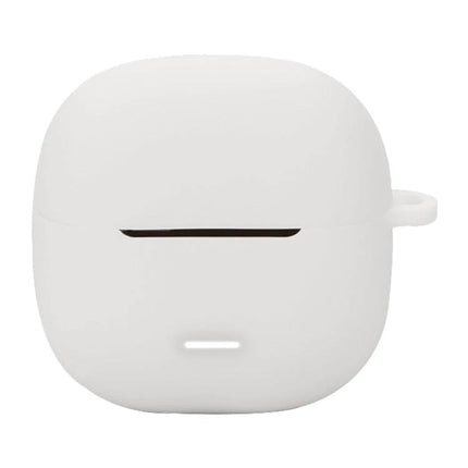 Protective Silicone Case for Xiaomi Earbuds in Daily Use slim 2mm white cover with charging port access and scratch protection