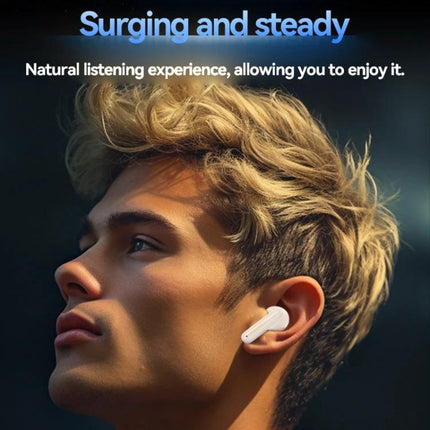 Wekome Armor Wireless Earbuds For Commuting And Clear Calls young commuter wearing earbuds with ENC for clear calls