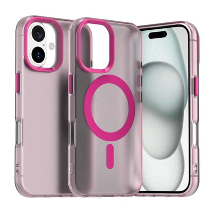 Candy Slim iPhone TPU Case for Everyday Protection During Busy Commutes and Daily Handling - slim pink TPU case with MagSafe ring