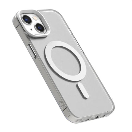 Candy MagSafe Case for iPhone - Everyday Protection slim clear MagSafe-compatible case with PC outer shell and TPU bumper for wireless charging