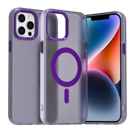 Candy MagSafe Case for iPhone - Everyday Protection slim purple MagSafe-compatible clear TPU PC protective case