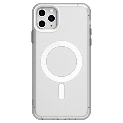 Candy Case for iPhone Everyday Protection clear MagSafe-compatible PC TPU case showing camera cutout and ring for wireless charging