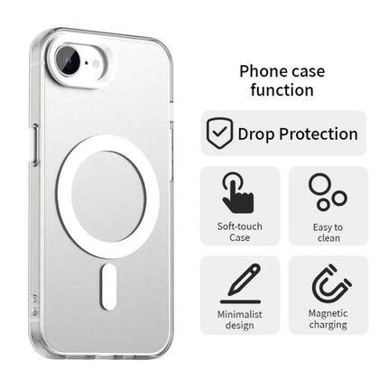 Candy Case for iPhone Everyday Protection On The Go slim clear MagSafe-compatible case with drop protection and anti-fingerprint grip