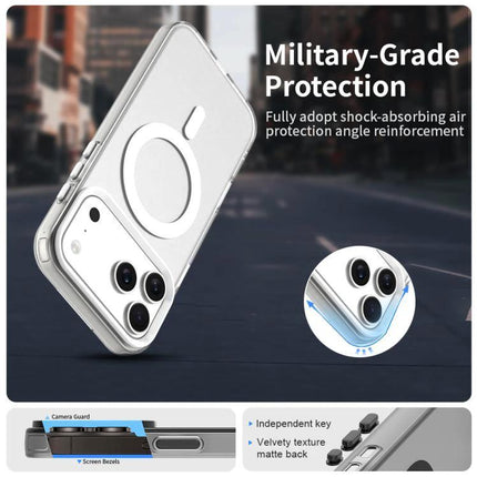 Daily iPhone Protection Candy MagSafe Case clear PC+TPU slim protective phone case with MagSafe ring and raised camera bezel