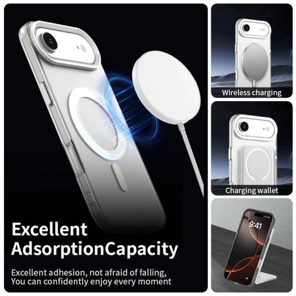 Candy Case For iPhone - Everyday Protection With A Subtle Candy-Inspired Look For Daily Use showing clear PC+TPU case with MagSafe wireless charging and slim everyday protection