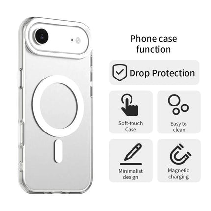 Candy Case For iPhone - Everyday Protection With A Subtle Candy-Inspired Look For Daily Use, clear PC+TPU slim protective case with MagSafe ring