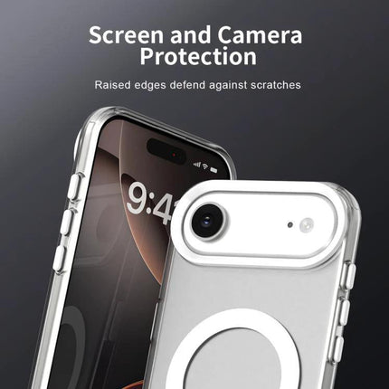 Candy Case For iPhone - Everyday Protection With A Subtle Candy-Inspired Look For Daily Use, clear PC+TPU case showing raised edges for screen and camera protection