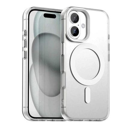 Daily iPhone Protection Candy MagSafe Case clear PC+TPU slim protective case with MagSafe ring and raised camera lip
