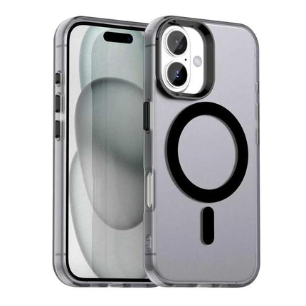 Daily iPhone Protection Candy MagSafe Case clear PC+TPU slim protective case with MagSafe ring and camera protection
