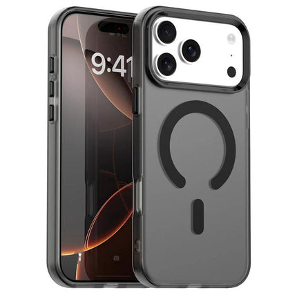 Candy Case for iPhone Everyday Protection On The Go slim gray transparent protective case with raised camera lip and MagSafe ring