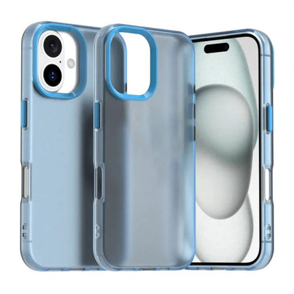 iPhone Case For Everyday Use, Slim And Durable - slim blue clear PC TPU protective phone case for daily commuting and scratch resistance