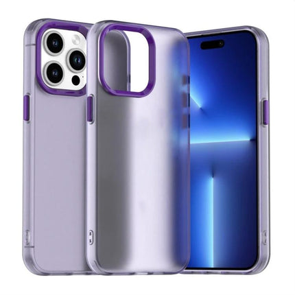 Essential Phone Case for Everyday Protection - slim purple TPU+PC iPhone case with precise cutouts, snug fit and scratch-resistant design