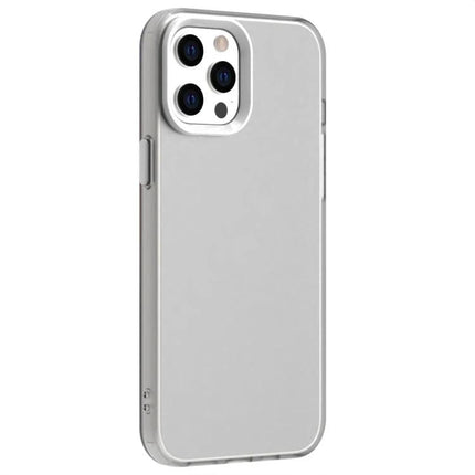 Essential Phone Case For Everyday iPhone Protection During Daily Activities And Commutes - slim clear gray protective iPhone case showing camera cutout