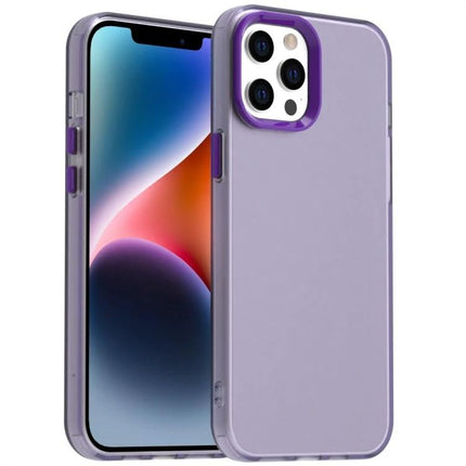 Essential Phone Case For Everyday iPhone Protection During Daily Activities And Commutes - slim purple protective iPhone case with raised camera ring, scratch-resistant shell