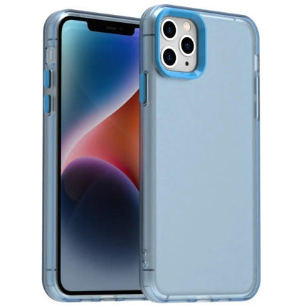 Essential Phone Case For Everyday iPhone Protection During Daily Activities And Commutes — slim blue protective iPhone case with clear edges