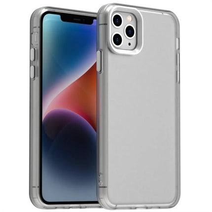 Durable iPhone Case For Daily Handling - clear matte PC+TPU protective slim case showing front and back