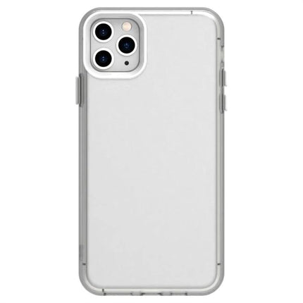 Durable iPhone Case For Daily Handling slim clear PC+TPU protective case with raised camera lip and textured grip