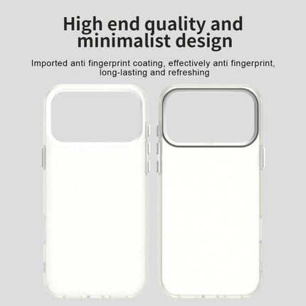 Hybrid Phone Case for Daily Protection slim clear two-layer case with anti-fingerprint coating and raised camera bezel
