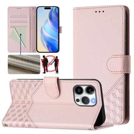 Leather Phone Case With Card Slots For Everyday Essentials pink wallet folio with TPU shell, card pockets, magnetic clasp and stand