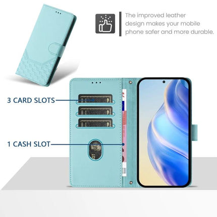 Leather Phone Case With Card And Cash Storage For Daily Use And Everyday Carry Convenience - teal PU leather wallet case with 3 card slots and 1 cash slot