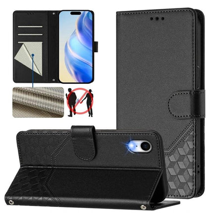 Leather Phone Case With Card And Cash Storage For Daily Use And Everyday Carry Convenience - black PU leather wallet phone case with card slots and stand