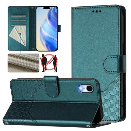 Leather Phone Case With Card And Cash Storage For Daily Use And Everyday Carry Convenience - teal PU leather wallet case with card slots and kickstand