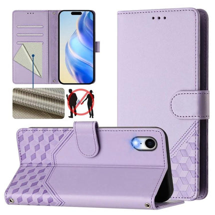 Leather Phone Case With Card And Cash Storage For Daily Use And Everyday Carry Convenience - lavender PU leather wallet phone case with card slots and kickstand