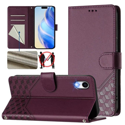 Leather Phone Case With Card And Cash Storage For Daily Use And Everyday Carry Convenience in purple PU leather wallet folio with card slots