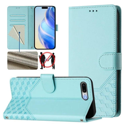 Leather Phone Case With Card And Cash Storage For Daily Use And Everyday Carry Convenience - teal PU leather wallet case with card slots and stand
