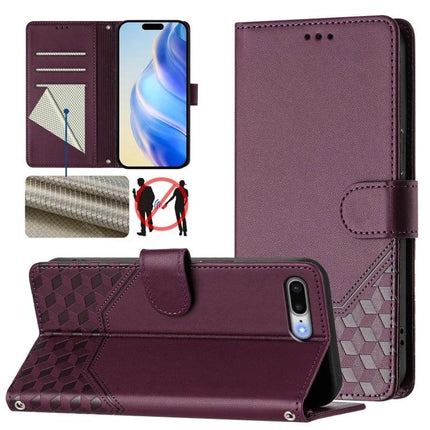 Leather Phone Case With Card And Cash Storage For Daily Use And Everyday Carry Convenience - purple PU leather wallet folio with card slots and kickstand