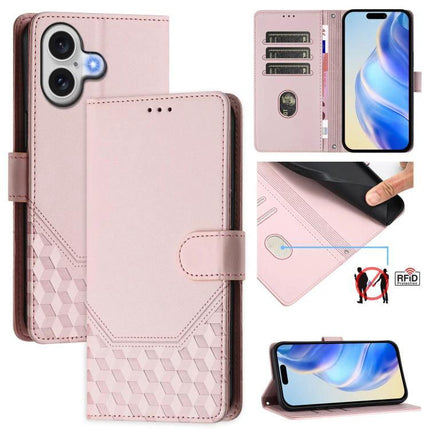 Leather Phone Case With Card Slot For Everyday Essentials in pink leather wallet with three card slots, RFID protection and kickstand