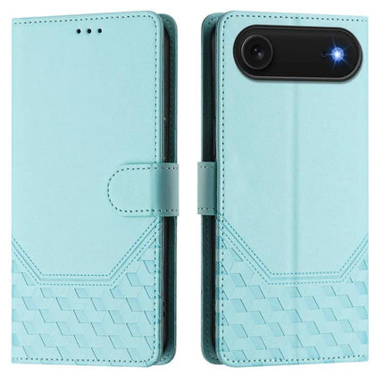 Leather Phone Case With Card Slot For Everyday Essentials And Daily Protection On The Go - turquoise PU leather wallet case with three card slots and magnetic closure