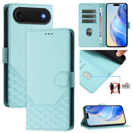 Leather Phone Case With Card Slot For Everyday Essentials And Daily Protection On The Go - teal PU leather wallet with three card slots and RFID protection