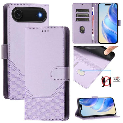 Leather Phone Case With Card Slot For Everyday Essentials And Daily Protection On The Go - purple PU leather wallet with 3 card slots and stand