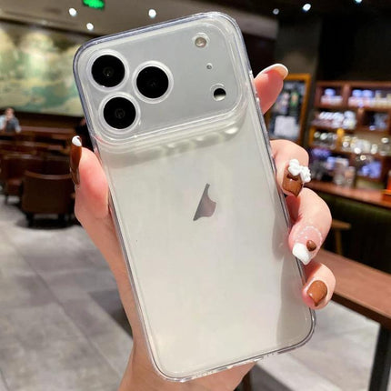 Angel Eye Protective Phone Case For Everyday Home And Travel Use - clear lightweight protective case shown on smartphone in cafe