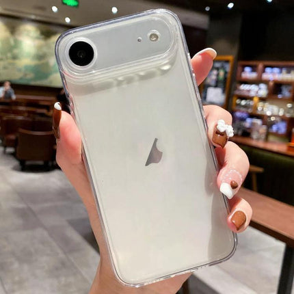 Angel Eye Protective Phone Case For Everyday Home And Travel Use clear lightweight protective case shown on white iPhone, travel and home use