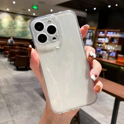Angel Eye Protective Phone Case For Everyday Home And Travel Use - clear lightweight protective phone case held in hand, travel and daily use