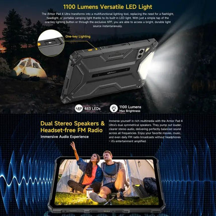 Ulefone Armor Pad 4 Ultra Rugged 10.36in 5G Tablet