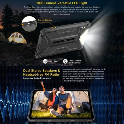 Ulefone Armor Pad 4 Ultra Rugged 10.36in 5G Android Tablet