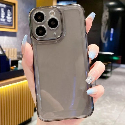 Essential Phone Case For Everyday Protection And Comfortable Secure Grip During Daily Commute - clear TPU case with corner buffering on phone