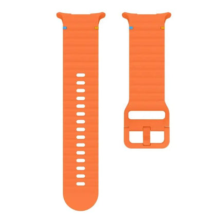 Wavy Silicone Stitched Watch Band For Galaxy Watch Ultra2