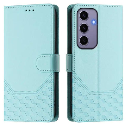 Honeycomb RFID Leather Phone Case With Card Holder