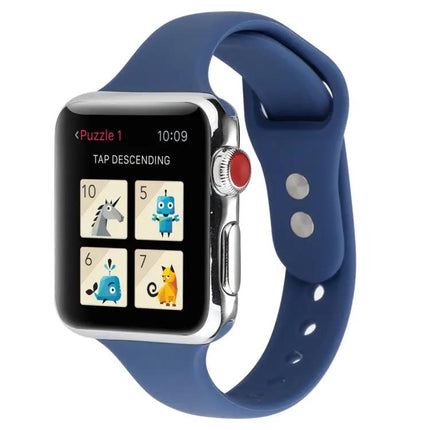 Silicone Double Buckle Replacement Strap Apple Watch 42mm