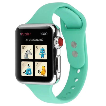 Silicone Double Buckle Replacement Strap Apple Watch 42mm